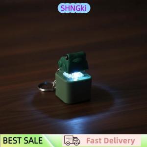 SHNGki Keyboard Fidget Clicker with Frog Duck Rechargeable Croaking Keychain for Sensory Toy Desk Gift for Kids