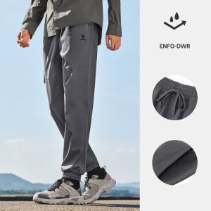 Camel mens water-repellent pants male working loose sports pants