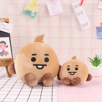 KPOP BTS BT21 OFFICIAL Mini Seated Doll 20cm TATA COOKY CHIMMY KOYA SHOOKY MANG RJ Baby Plush Toy