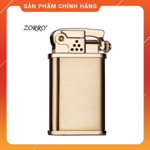 Bật Lửa Hộp Quẹt Zorro Z602 trơn Thiết Kế Cực Độc - Dùng Xăng Bấc Đá