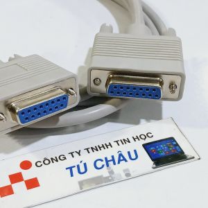 Cáp hai đầu Cái Com 15 (DB15F) dài 1.5m / Cáp 2 đầu Com 15 Cái (DB15F to DB15F)