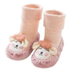 1 cặp nonslip vớ trẻ em thoải mái giữa ống vớ sàn cho mùa xuân và mùa thu Toddler Học Tập Để Giày đi bộ