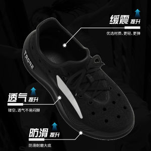 [Free Shipping] MenS Croc Shoes 2026 Outdoor Summer Hollow Breathable Soft Sole Thick Sole Non-Slip Anti-Odor Sports Shoes