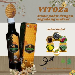 VITOZA MADU PAHIT 500ml | [Distributor Resmi 100% Original] Madu Pahit dari Ekstrak Herbal Pilihan