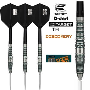 TARGET STEEL TI DARTS - 23G JOKER G1 (SWISS) SP DISCOVERY LIU GUOCHENG 90% TUNGSTEN DART
