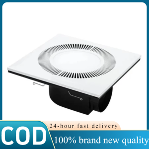 10Inches With LED Light Strong Exhaust Fan Ceiling Standard Wall Household For KitchenRoomBathroom