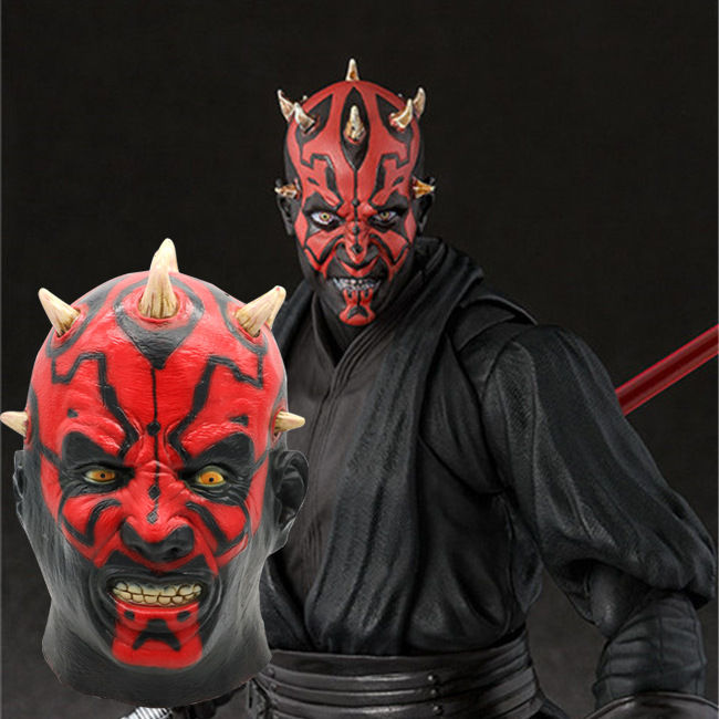 TERMURAH!! Topeng Darth Maul Mask Halloween Horror Ghost Mask BISA COD ...