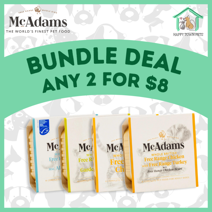 FLASH SALE 2 FOR 8 McAdams Wet Dog Food Wet Can Dog Food Dog Wet Food Toppers 4