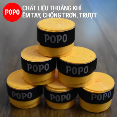 Quấn cán vợt tennis cầu lông POPO OG1 mềm mại thoáng khí chống trơn trượt cuốn cán cho vợt cầu lông tennis