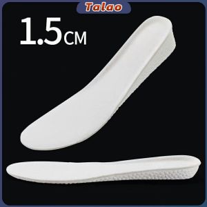 Talao 1.5-3.5cm Height Increasing Sports Insoles High Elastic Breathable Orthopedic Shoes Pads