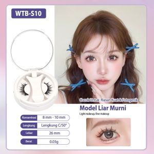 [COD&Ready] WOTABO Magnetic Eyelash ModelLiar Murni Bulumata Magnet Tanpa Lem 8-10mm Daur Ulang