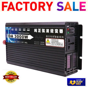 [พร้อมส่ง]อินเวอร์เตอร์ เพียวซายเวฟ 3000W 24V Inverter pure sine wave 24V ถึง 220V เครื่องแปลงไฟ สินค้าราคาถูกจากโรงงาน ราคาโรงงาน