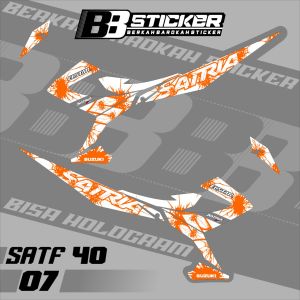 STRIPING VARIASI NEW SATRIA FU 150 BISA HOLOGRAM  SATRIA FU FACELIFT SATF 40