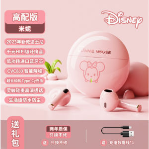 [K-26] TWS Earbuds Disney Series / Earphone Wireless Karakter Disney / In-Ear Earbuds Nirkabel Karakter Kartun Lucu Wadah Bulat / Earphone Bluetooth 5.3 Earbuds