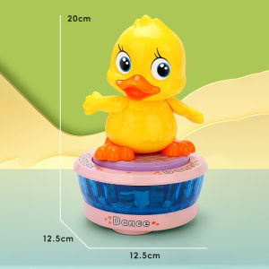 Dancing Duck Toy with Light and Music Electric Dancing Toy Educational Toys Duck Walking Toys Kids Gift