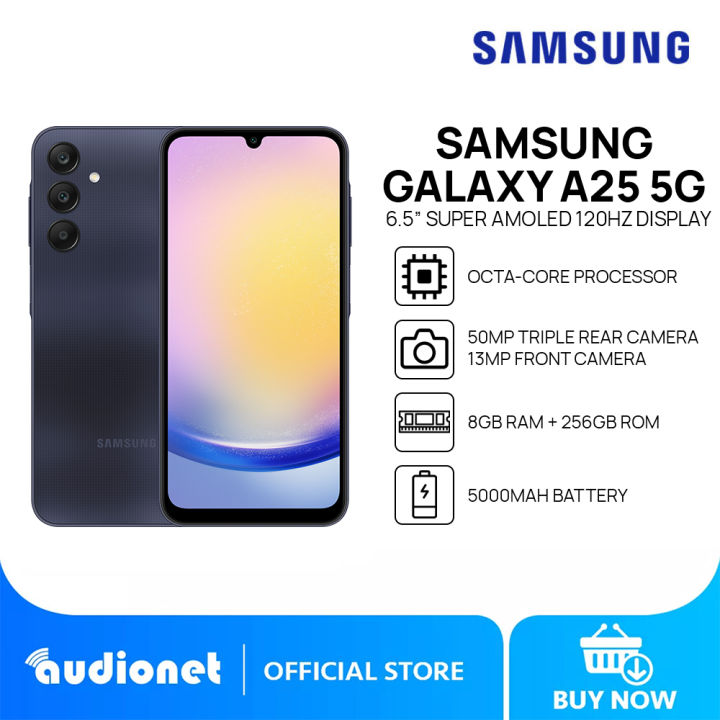 Samsung Galaxy A25 5G Smartphone | 8GB+256GB | Octa-core Processor | 6. ...