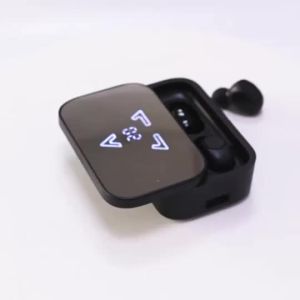 หูฟังบลูทูธ M48 ใหม่ อายุการใช้งานยาวนาน หูฟังแบบใส่ในหู หน้าจอแสดงผลดิจิตอล หูฟังศัพท์มือถือแบบชาร์จได้