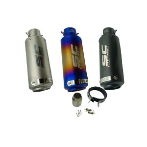 ปลายท่อแต่ง SC คอ 2 นิ้ว ปลายท่อ กระป๋องทรง SC ใส่คอ 2 นิ้ว พร้อมส่ง(0143)