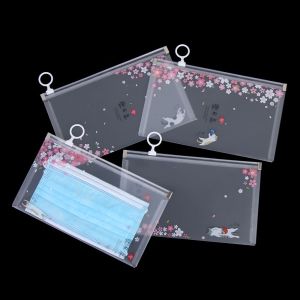 QIANHUAHOU Fashion Cartoon Storage Travel Organizer Face s Bag Face Shield Holder  Storage Case Save