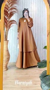 Ss syakira Gamis malaysia TOYOBO dinas pegawai pdh pdl asn instansi sekolah guru seragam busui muslimah rok set nyatu gamis