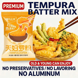 ✨Hot Sale✨ CRISPY SEASONING TEMPURA BATTER Tempura Fried Powder - Premium Lazy Seasoning Tempura Batter Mix For Chicken Meat & Seafood