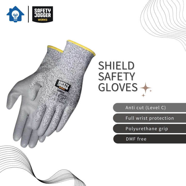 Safety Jogger Hand Protection Safety Glove SHIELD Anti Cut Level 5