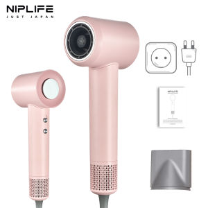 Máy sấy tóc ion âm NIPLLIFE dung tích 2000W 2 tốc độ gió 3 cài đặt nhiệt độ giúp tóc khô nhanh chóng và bảo vệ tóc sáng bóng