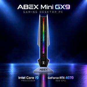 ABEX Mini GX9 | Gaming Desktop | Nvidia RTX4070 | i9 Processor | 32GB RAM | 1TB SSD | SG Local Brand