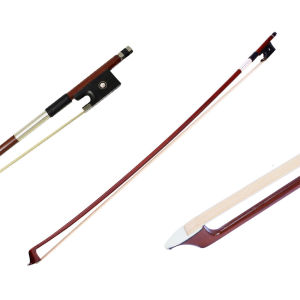 Local Delivery Gold Alloy Fitted PERNAMBUCO Violin Bow with Snakewood Frog