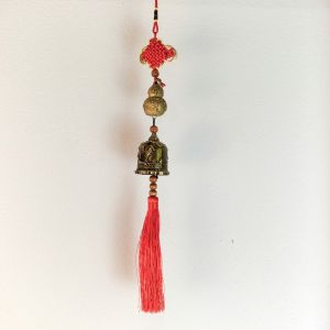 กระดิ่งลม โมบายจีนโบราณ พู่ห้อยจีน พู่แดงมงคล โมบายกระดิ่งลม โมบายจีน โมบายพู่แดง เสริมมงคล โชคลาภ