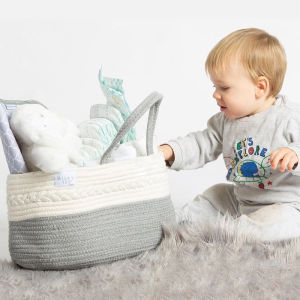Multi-Purpose Caddy: The Ultimate Baby Diaper & Toy Organizer