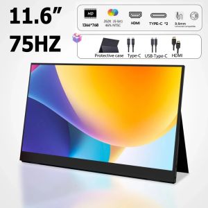 จอภาพแบบพกพา PORTABLE MONITOR 15.6นิ้ว 1080P IPS แบบพกพาลำโพงคู่ในตัวรองรับการใช้งานกับคอมพิวเตอร์แล็ปท็ เชื่อมต่อกับคอนโซลเกม 148 คะแนน
