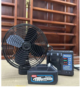 hàng chính hãng BH 12 tháng Quạt chạy pin Makita dùng pin phổ thông Makita 144v - 21v tiện dụng dung lượng pin lên tới 7-9 giờ đồng hồ