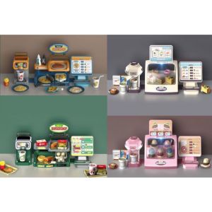 Mainan Anak Simulasi Counter Series  PLAY HOUSE DESSERT SHOP