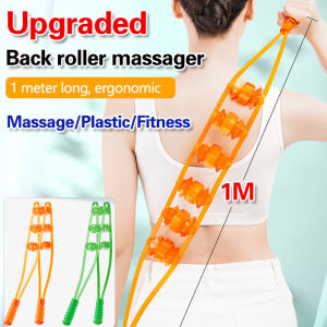 ✨ Roller Massager For Neck Back Waist/Manual Rolling Massage Stick Full Body/Shoulder Back Opener/Men Women Fitness Tool/Massage器颈椎拉背条腰背部滚轮按摩器肩开背神器全身手动拉背器男女