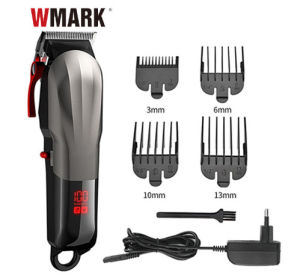 WMARK Electric Hair Clippers Rechargeable Cordless Hair Trimmer With LCD Digital Display Original Hair Trimmer NG-115
