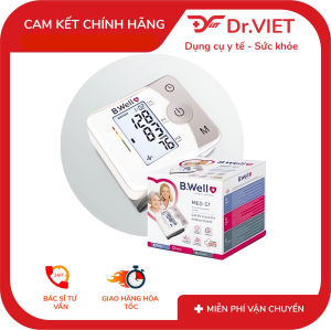 Máy đo huyết áp cổ tay B.Well Swiss MED-57 -- Thiết bị đo huyết áp nhịp tim chính xác và an toàn