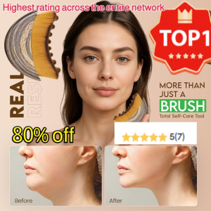 ✨Limited-Time Offer✨ Facial Contouring Brush / Facial Massage Meridian Brush / Firming Facial Brush / Lymphatic Drainage Brush / Eye and Neck Gua Sha Brush