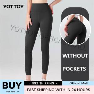 YOTTOY High Waist Yoga Pants Tummy Control Leggings for Women Workout Gym Exercise Fitness Sport Pants 4 Way Stretch Yoga Leggings