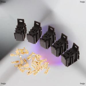 [COD] hegu 5 bộ lô Phụ kiện tự làm ổ cắm kết nối Rơle xe không có dây với thiết bị đầu cuối Nylon chống cháy