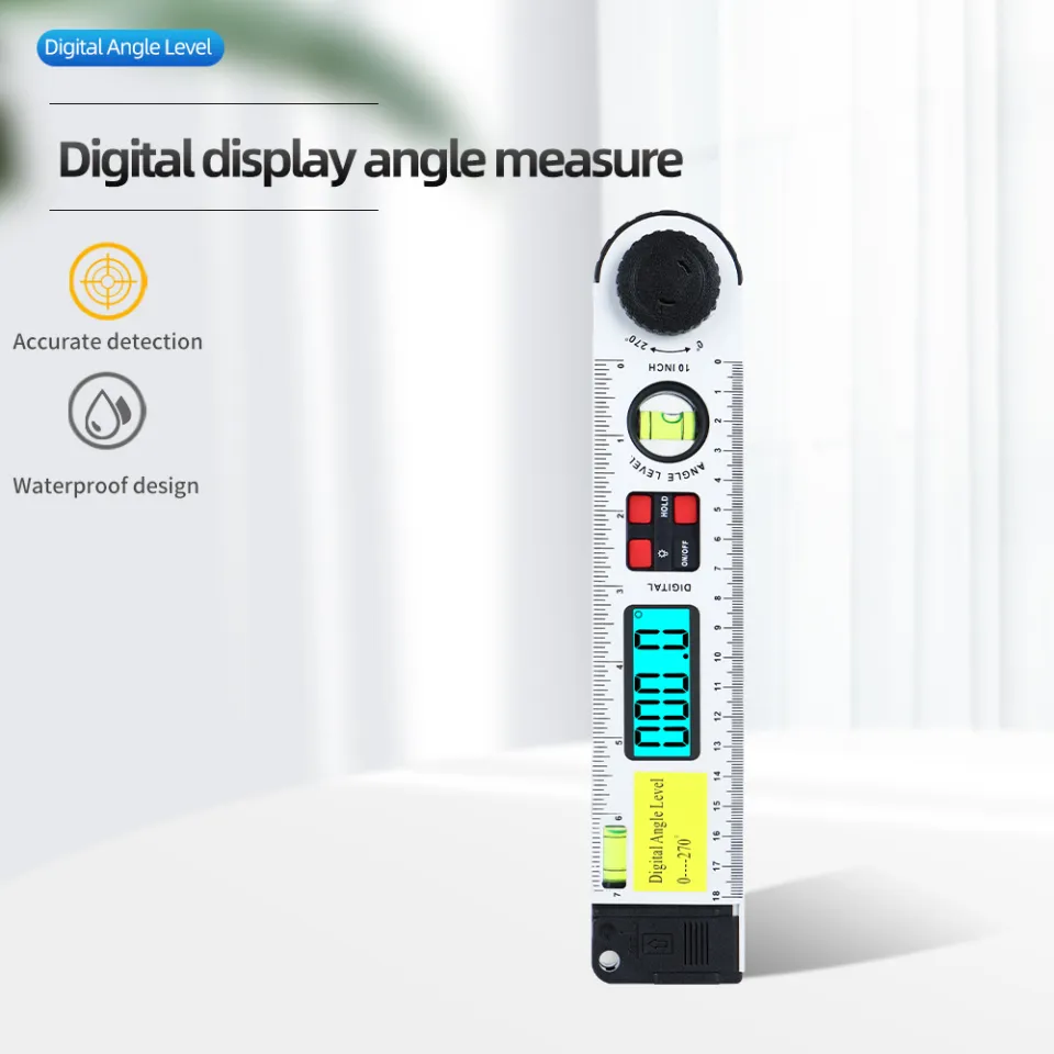 Digital Display Angle Ruler 0-225องศา Digital Angle Level Meter