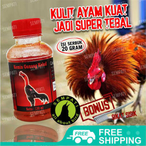 SEMPATI Ramuan Kemin Gunung Kelud Obat Gosok Oles Kaki Ayam Kulit Jadi Tebal Merah Kuat Anti Turun Urat Vitamin Obat Jalu Aji Untuk Ayam Jago Tarung Aduan Bangkok Dll