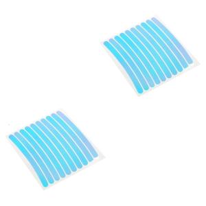 20pcs Self Adhesive Reflective Tape Warning Luminosity Sticker Reflective Wheel for Bicycles Helmets and Trailers