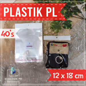 Plastik Display 12x18 Cm Tebal 40S Micron isi 100 lembar / Plastik Perlize / Plastik Aksesoris