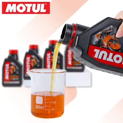 น้ำมันเครื่องสังเคราะห์แท้100% Motul โมตุล H-TECH 100 10W-40 100% Synthetic 1 ลิตร สำหรับรถมอเตอร์ไซค์ออโตเมติก