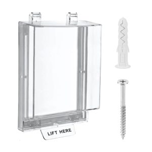 Fire emergency button protective Device High-strength plastic protective Device Manual call point guardrail Easy installation Waterproof and anti-misoperation