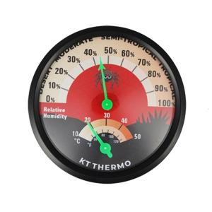 Easy To Install Reptile Habitat Temperature & Moisture Meter ABS Thermometers & Hygrometer for Zoos & Laboratories