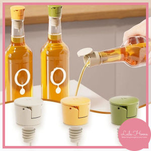 Oil Bottle Stopper Cap Plastic Gravity Sensor Seasoning Pour Oil Nozzle Leak-Proof Plug Liquor Dispenser Kitchen Tool 自动倒油嘴