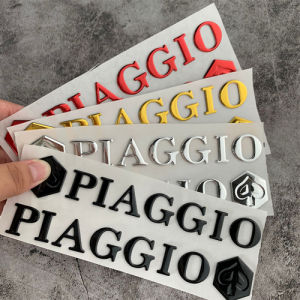 2ชิ้น/เซ็ต PIAGGIO Vespa โลโก้สติกเกอร์รถจักรยานยนต์3D เจลเรซิ่นมอเตอร์ไซด์ตกแต่งสติกเกอร์กันน้ำ