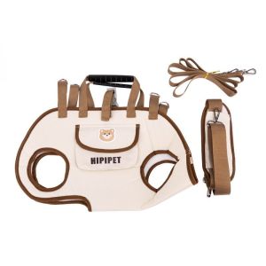 Small and medium-sized dog outdoor portable bag one bag four use four legged single shoulder traction breathable hand-held multifunctional backpack